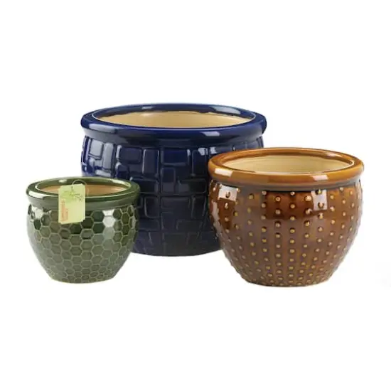Designer Trio Ceramic Plant Set {3}