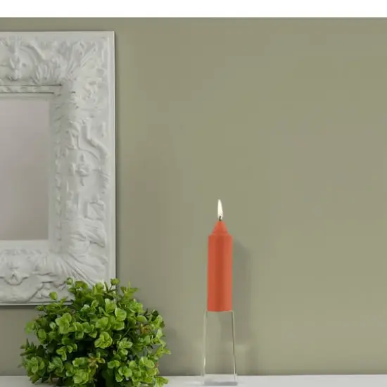 Root Candles 5" Rust Unscented Smooth Collenette Taper Candles, 8ct. {4}