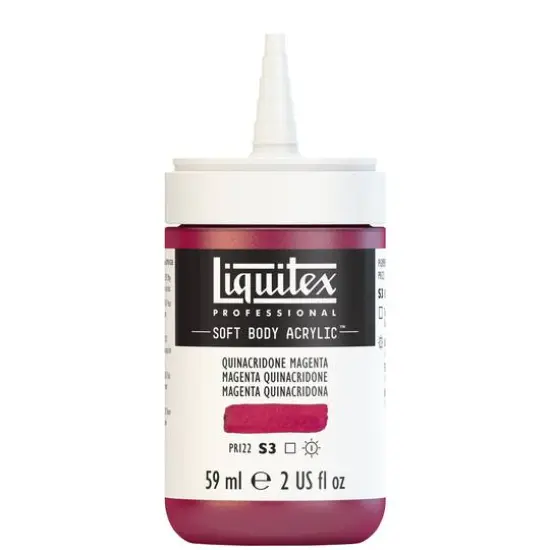 Liquitex&reg; Professional Soft Body Acrylic Bottle, 2oz. Quinacridone Magenta {9}