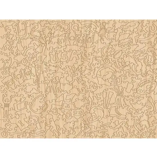 Joe Journeyman NFL Wooden Puzzle Green Bay Packers {4}