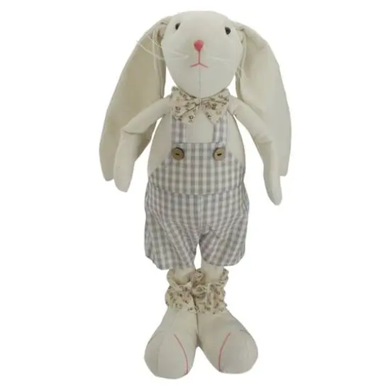 14.5" Standing Boy Easter Bunny Spring Figure {1}