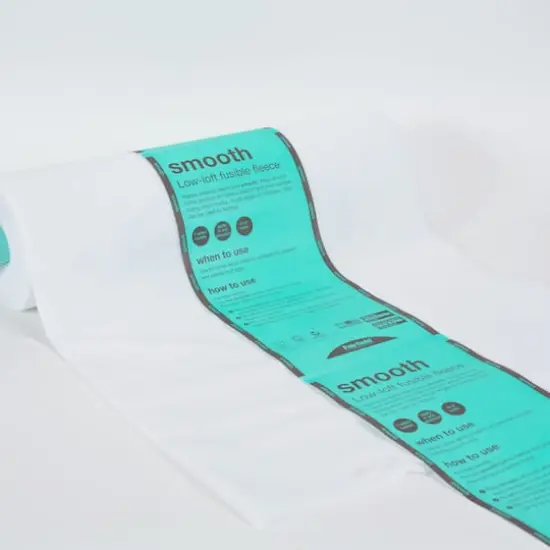 Smooth Low-Loft Fusible Fleece Roll, 44.5" x 6yd. {6}