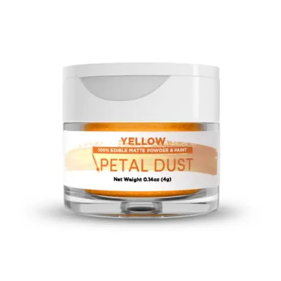 Bakell&reg; Petal Dust Edible Matte Finish Powder Yellow {3}