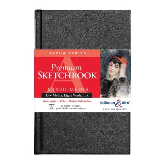 Stillman & Birn&trade; Alpha Series Premium Hardcover Mixed Media Sketchbook  {2}