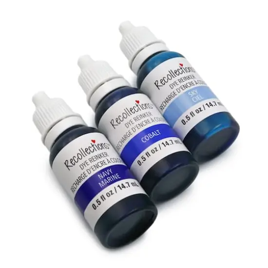 Dye Reinker Set by Recollections&trade; Blues {3}