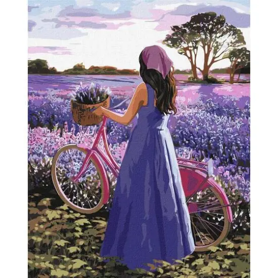Ideyka Lavender Inspiration Painting by Numbers Kit {1}