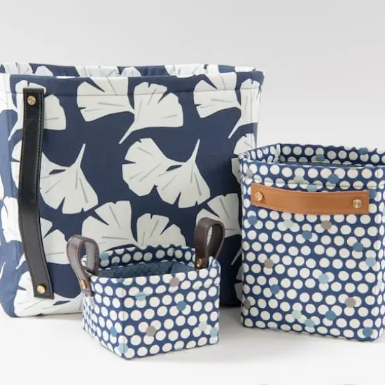 Dritz&reg; Home 5.5'' Faux Leather Handle Set Ocher Brown {7}