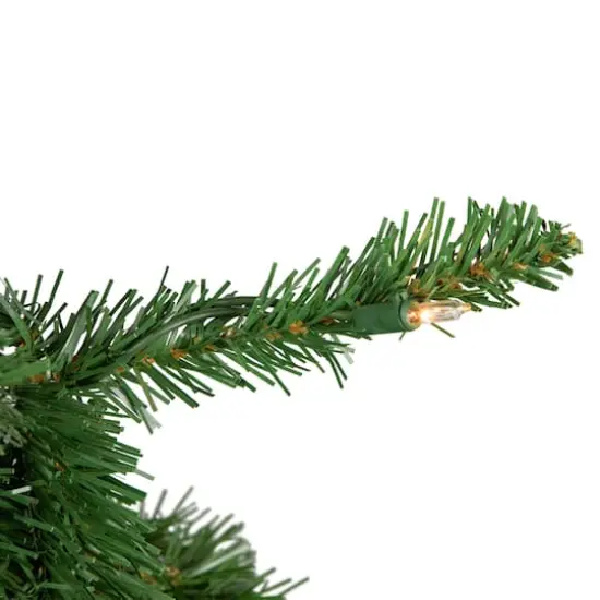 7.5ft. Pre-Lit White River Fir Artificial Christmas Tree, Clear Lights {3}