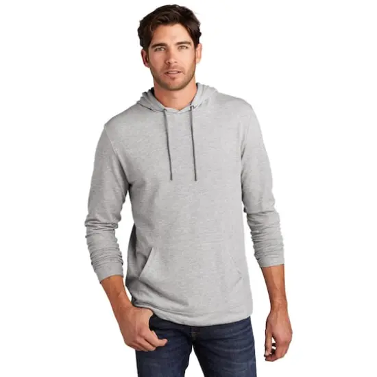 District&reg; Featherweight French Terry&trade; Adult Hoodie Light Heather Grey {4}