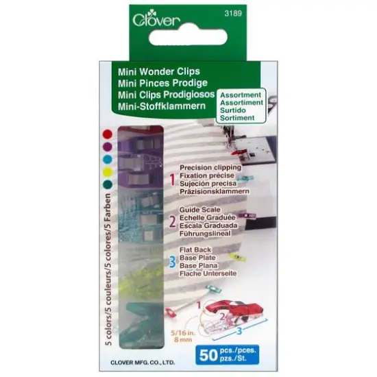 Clover Mini Wonder Clips, 50ct. {1}
