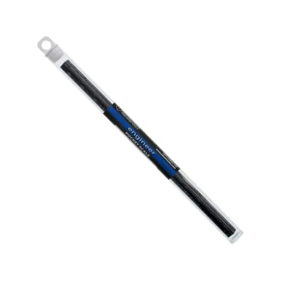 Alumicolor&reg; Solid Engineer Pocket Scale Black {1}