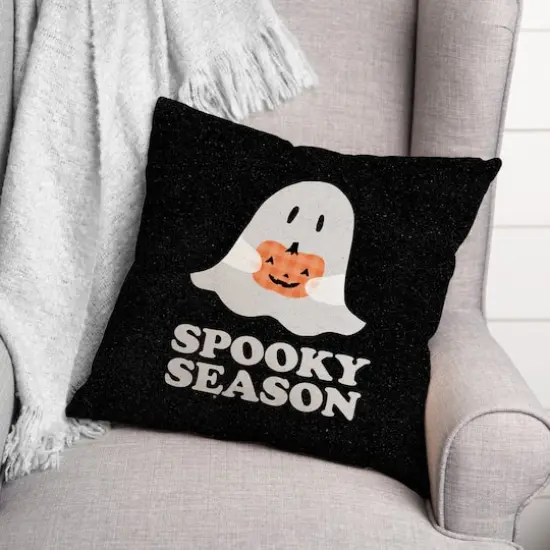 Spooky Season Throw Pillow {3}