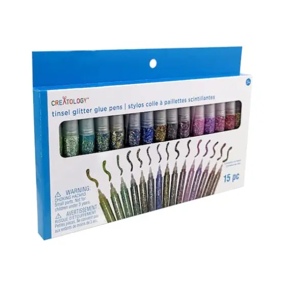 Tinsel Glitter Glue Pens by Creatology&trade; {5}
