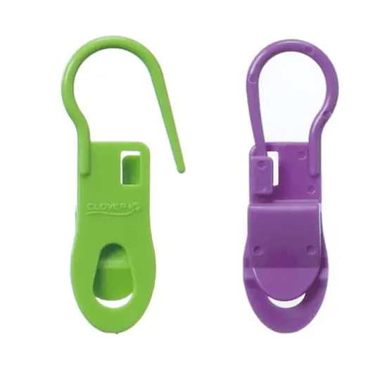 Clover Locking Stitch Markers with Clip {3}