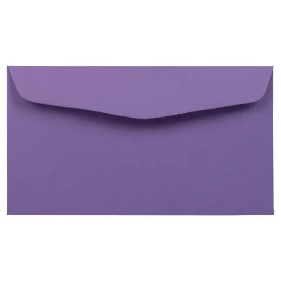 JAM Paper 3.625" x 6.5" Business Envelopes, 50ct. Violet {1}
