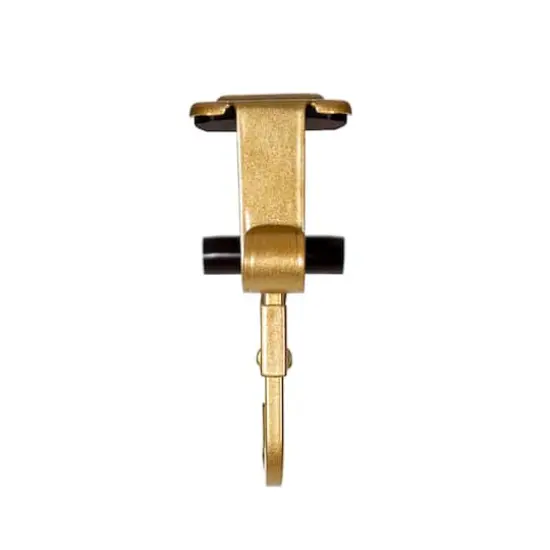 Gold Mantel Garland & Christmas Stocking Holder, 2ct. {4}