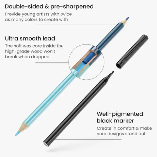 Arteza&reg; Kids Activity Book, 50 pages, Color by Numbers {5}