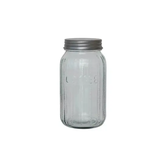 Hello Honey Coffee Embossed Glass Jar with Metal Lid {3}