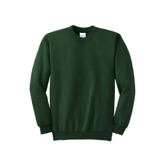 Port & Company&reg; Essential Fleece Crewneck Sweatshirt Dark Green {1}