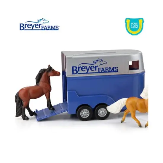 Reeves Breyer Land Rover, Trailer & Horses Play Set {5}