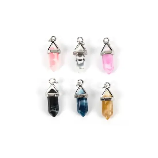 Mixed Faux Crystal Dagger Charm Set by Bead Landing&trade; {1}
