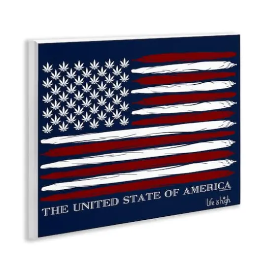 Stupell Industries Herb America Flag Wall Plaque Art {4}