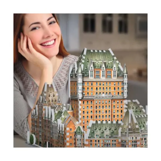 Castles & Cathedrals - Le Chateau Frontenac 3D Puzzle: 865 Pcs {18}