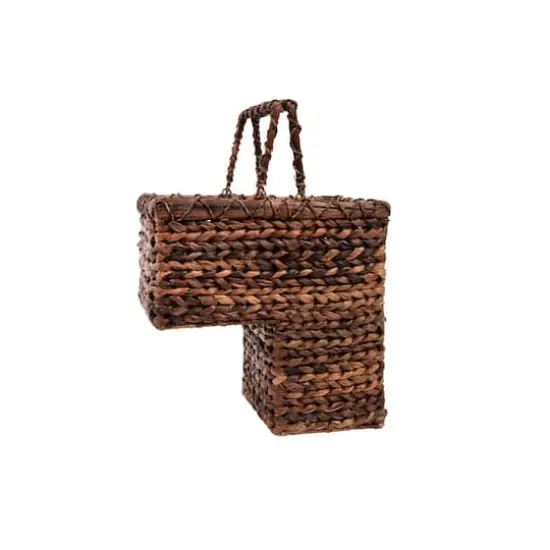 Hello Honey&reg; Woven Bac Bac Leaf Stair Basket {7}