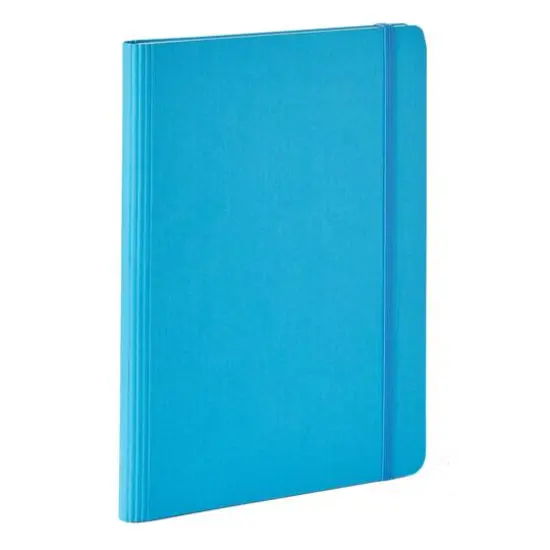 Fabriano&reg; EcoQua Plus A5 Lined Hidden Spiral-Bound Notebook Turquoise {4}