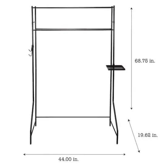 Organize It All Multi-Use Space Saver Rack in Black {4}