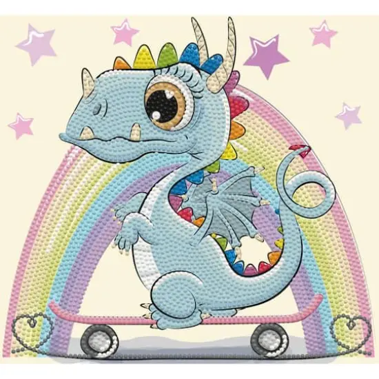 Diamond Dotz&reg; Beginner Dragon Skate Diamond Painting Kit {1}
