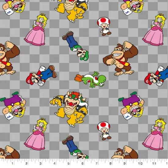 Nintendo&reg; Super Mario Character Cotton Fabric {4}