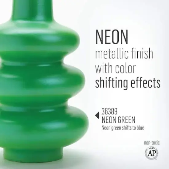 FolkArt ® Color Shift Blacklight™ Acrylic Paint 36389 Neon Green {5}