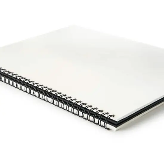 Black Hard Cover Drawing Pad by Artist's Loft&trade;, 8.5" x 11" {5}