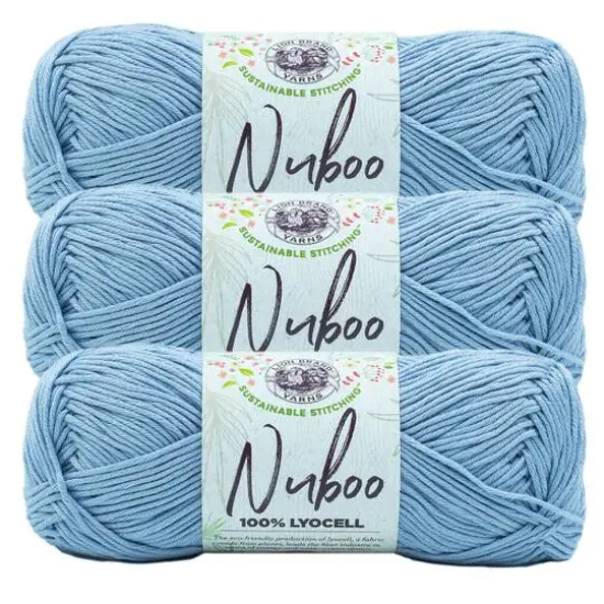 3 Pack Lion Brand&reg; Nuboo Yarn Sky {1}