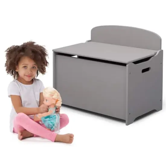 Delta Children MySize Deluxe Toy Box Gray {5}