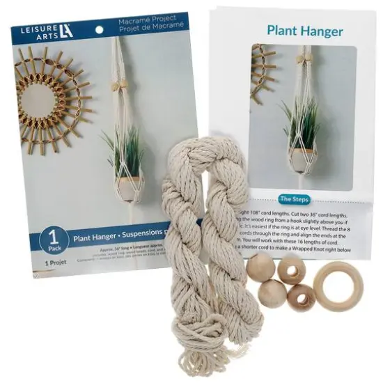 Leisure Arts&reg; Plant Hanger Macram&eacute; Project Kit {4}