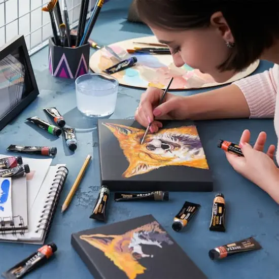 Arteza&reg; 24 Color Gouache Paint Set {6}