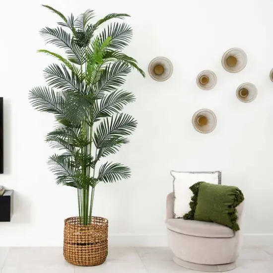 10ft. Potted Artificial Paradise Palm Tree {3}