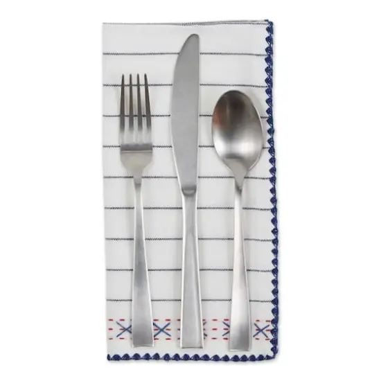 Kitchen Windowpane Embellished Napkin, 4ct. {3}