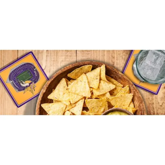 3D StadiumView Coasters Minnesota Vikings {4}
