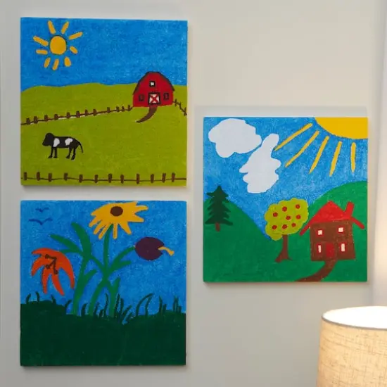 FloraCraft&reg; SmoothFōM&reg; 12" x 12" x 5/8" White Foam Block {8}