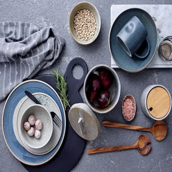 Hello Honey&reg; 19" Black Acacia Wood Tray/Cutting Board {6}