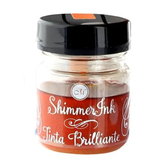 Manuscript Shimmer Ink, 25mL Fizzy Orange {1}