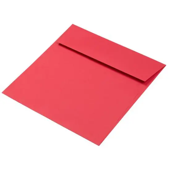 JAM Paper 8.5" x 8.5" Red Square Colored Invitation Envelopes, 25ct. {4}