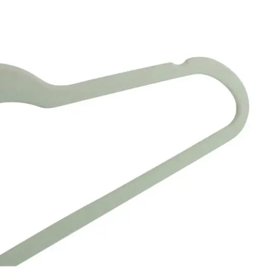 Honey Can Do Light Green Slim-Profile Non-Slip Velvet Hangers, 35ct. {8}