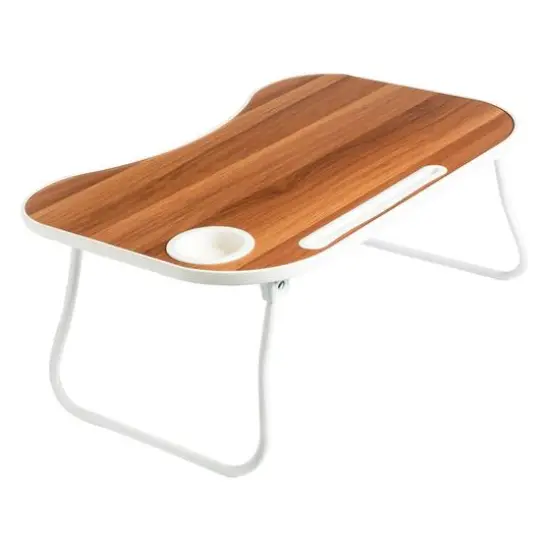 Honey Can Do Walnut Collapsible Folding Lap Desk {1}