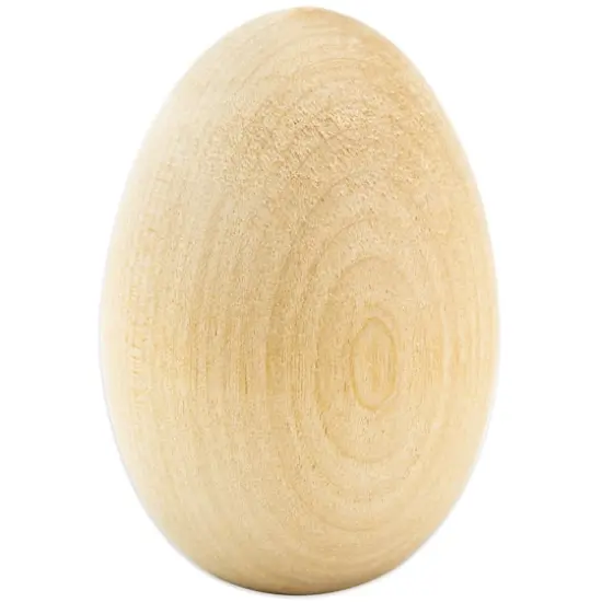 Hygloss&reg; 2.5" Wooden Eggs, 12ct. {1}