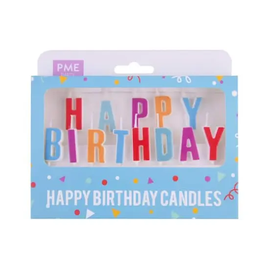 PME Party&reg; Happy Birthday Candle Set {4}
