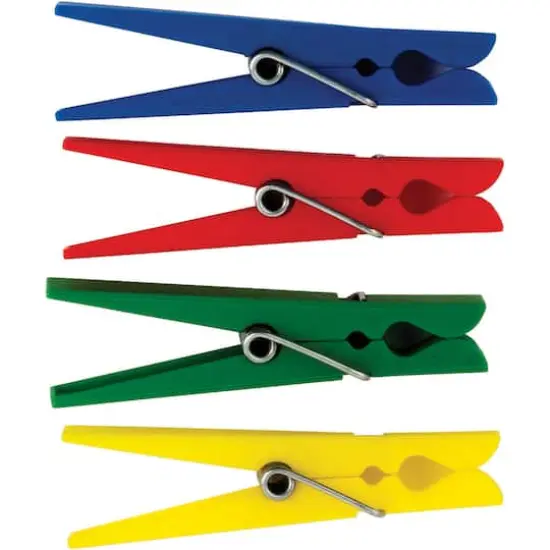 Teacher Created Resources&reg; Plastic Clothespins, 3 Packs of 40 {3}